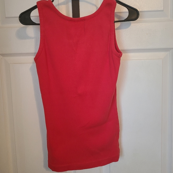 (1089) Liz Sport by Liz Claiborne Woman's No Sleeve Shell / Top, Red, Size: Sma… - Picture 3 of 3